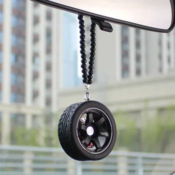 

Interior Decoration Auto Hanging Al Key Chain Wheel Remove Brake Disc Keyring For Key Car Keychain Pendant Furnishing Articles