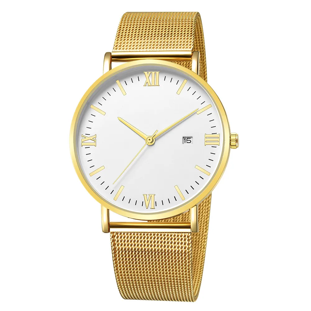 Simplicity Modern Quartz Watch Women Mesh Stainless Steel Bracelet High Quality Casual Wrist Watch for Woman Montre Femme D20 - Цвет: B