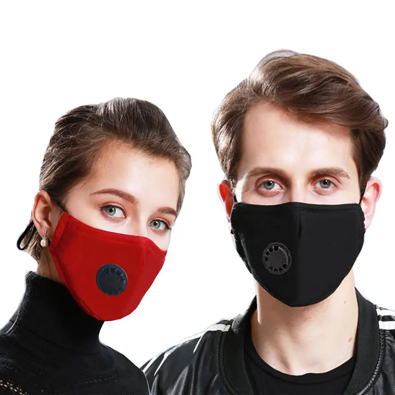 

PM2.5 Anti Pollution Mask Air Filter Activated Carbon Mouth Face Mask KN95 Respirator Anti Haze Anti Allergy Dust Black Mask