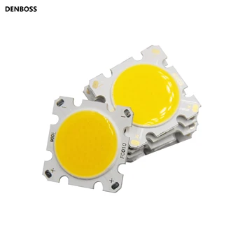 

DENBOSS hot sale 28mm Square Aluminum LED COB Light Source Module high power 20W COB bulb lamp Flip chips for spotlight ceiling