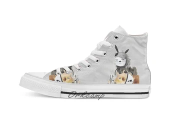 

Saturday Custom Casual High Top lace-up Canvas shoes sneakers Drop shipping