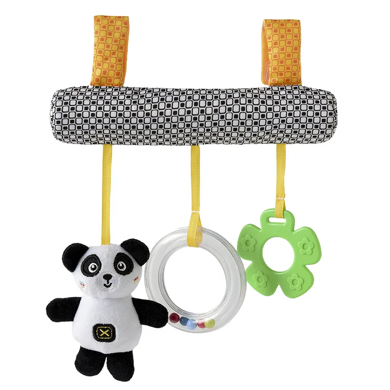 Baby Animal Stroller Pendant Bed Hanging Bell Baby Stuffed Yoy 0-12 Months Newborn Educational Toy for Children wholesale