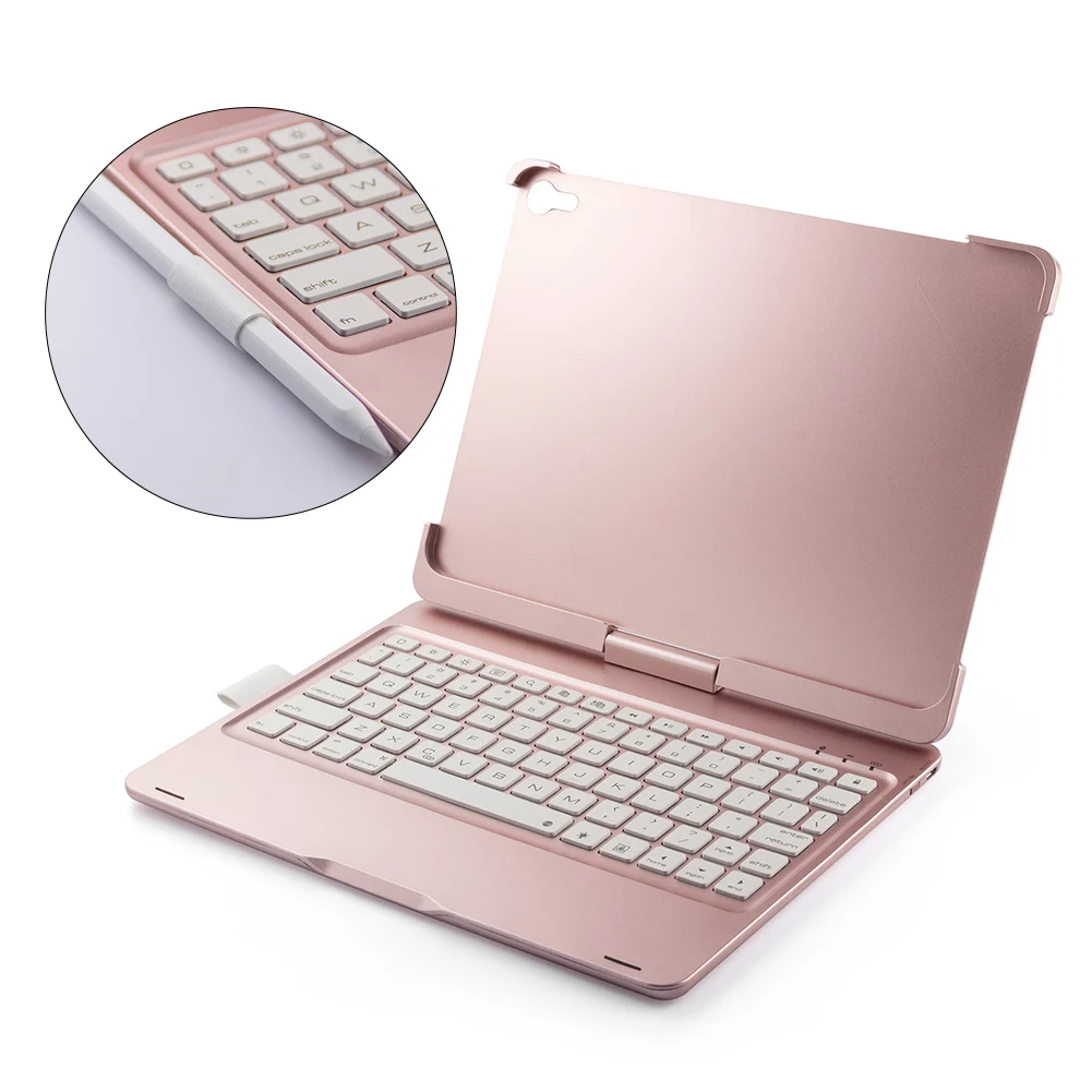 

Bluetooth Night Stable Connection With Backlit Hard Shell Keyboard Case Cover Rotatable Auto Sleep Wireless For Ipad Pro 11