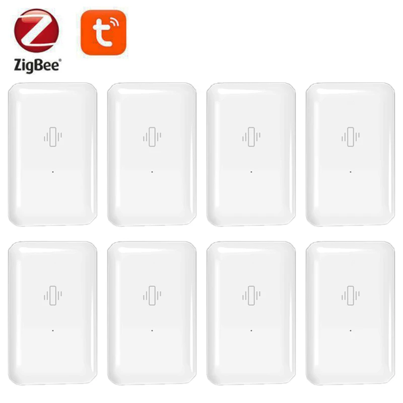 При заказе 1-10 штук Tuya Zigbee умная Вибрация: Сенсор мобильный телефон пульт