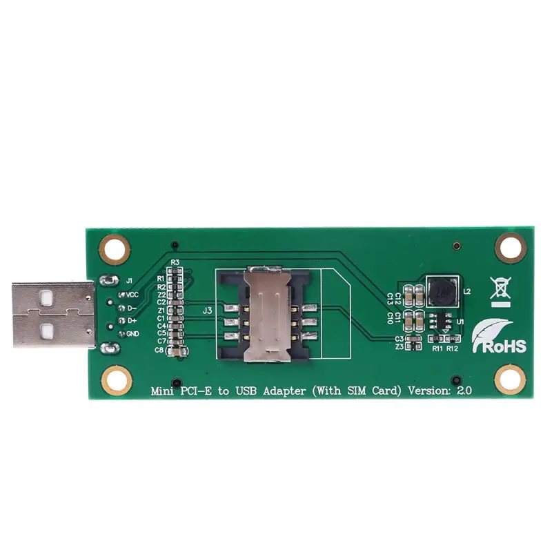 

Переходник Mini PCI-e WWAN на USB, с слотом для SIM-карты 203B