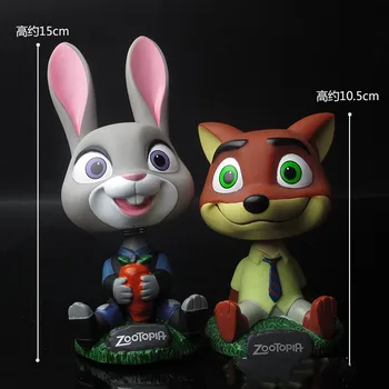 

Disney Zootopia Anime Figures Nick Judith Cute Toys PVC Model Action Figurine Kids Doll Brinquedos Juguetes Xmas Gift With Box
