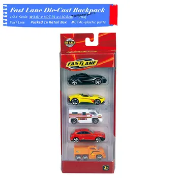 

FAST LINE 5pcs/set 1/64 Scale Car Model Toys Supercar/Fire engine/Truck/Helicopter Diecast Metal Car Model Toy Set For Gift,Kids