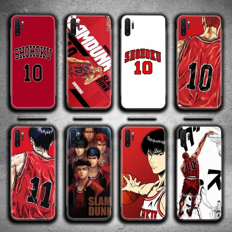 Чехол для телефона с аниме Slam Dunk Shohoku Team Samsung Galaxy Note20 ultra 7 8 9 10 Plus lite J7 J8 2018 Prime M21 |