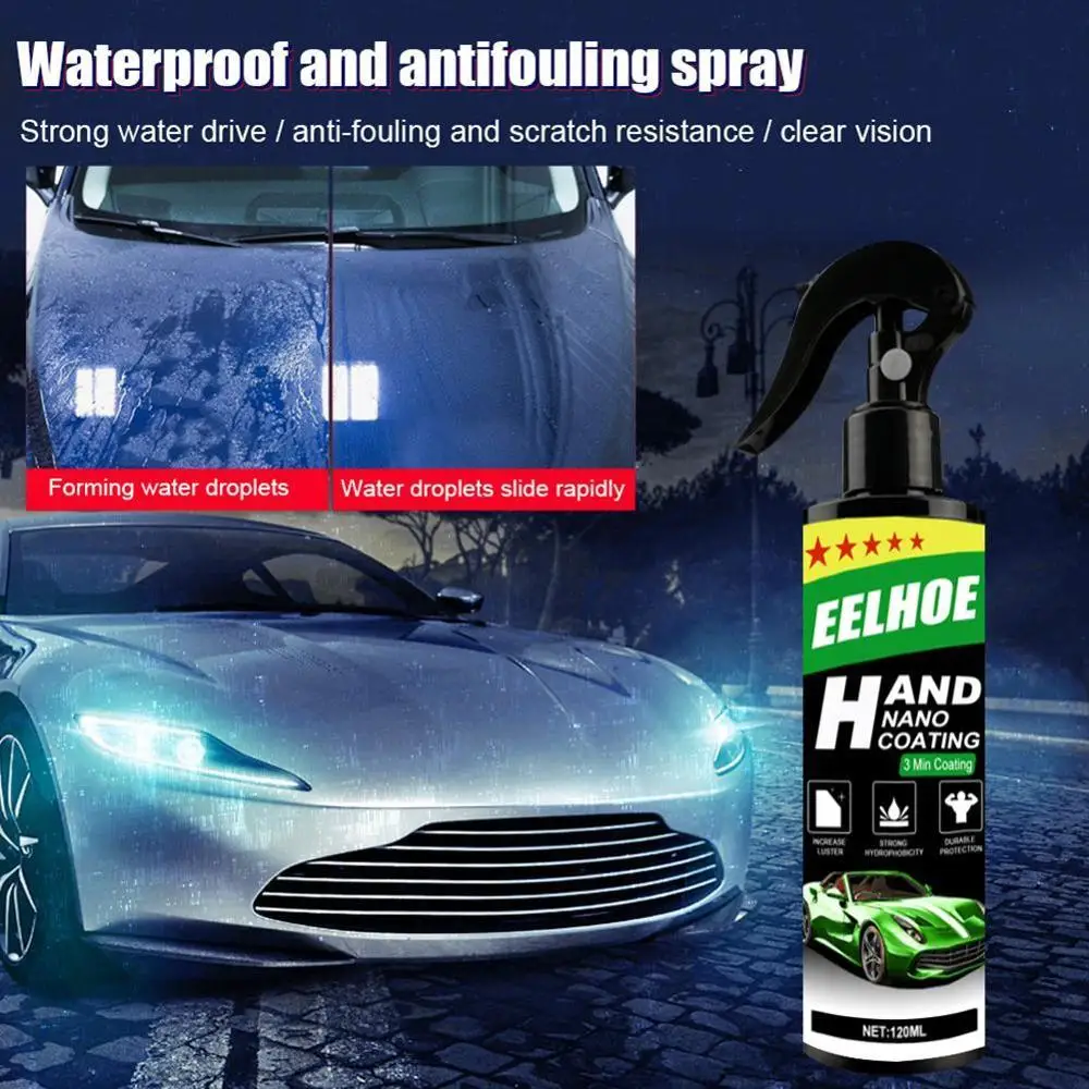 

Spray Ceramic Car Top Coating Sealant Repellent Nano Glass Polishing Plated Crystal Liquid Hydrophobic Coating Waterproof Agent