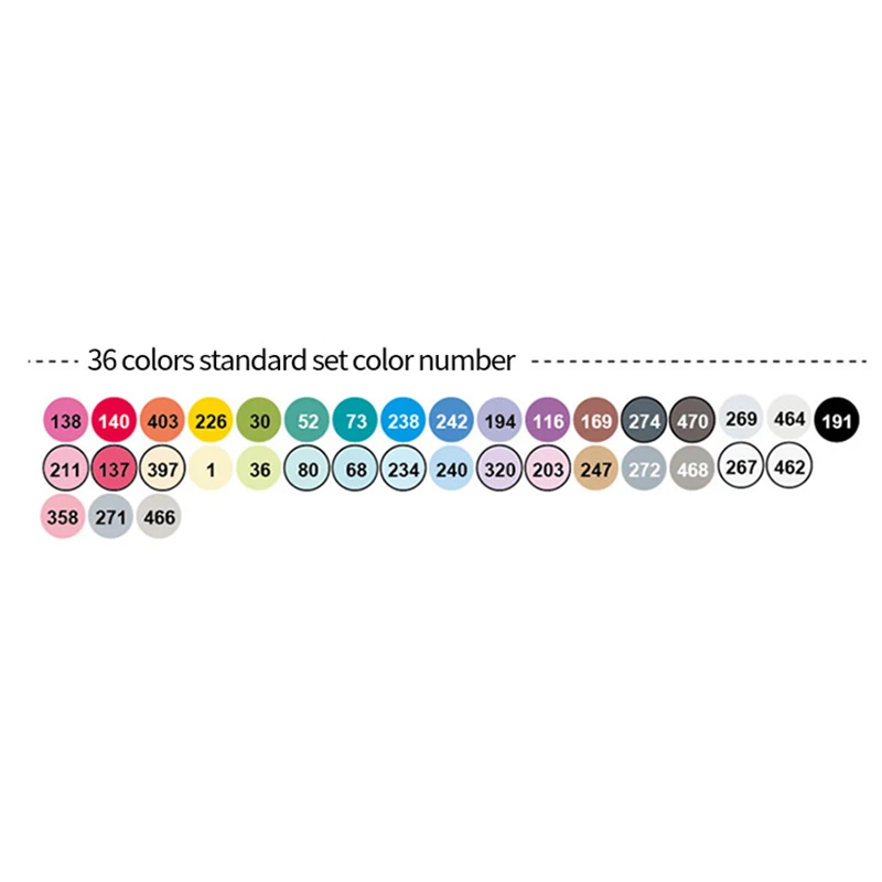 36colors-standard Finecolour EF103 на спиртовой основе маркер для рисования с мешком 12/24/36/48/60/72/240 Цвета жирной Мягкая зубная щетка с двумя головками и маркер для белой доски профессиональный - Цвет: 36colors-standard