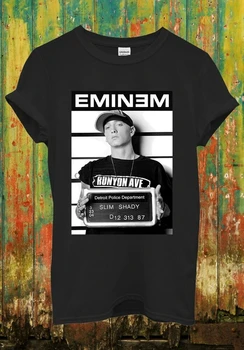 

Eminem Slim Shady Rap Cool Funny Retro Hip Hop Men Women Top Unisex T Shirt 2139