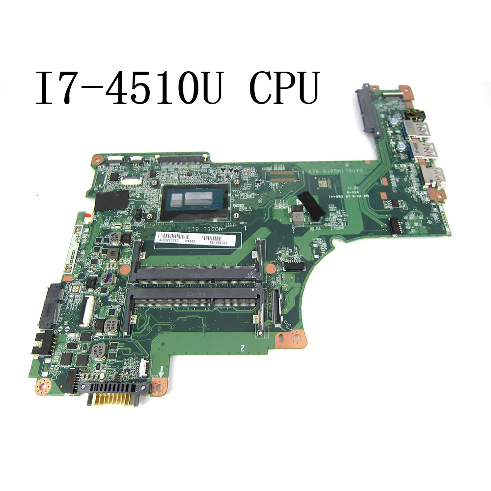 Или Toshiba Satellite S55 B5280 материнская плата для ноутбука I7 4510U CPU A000296880 DA0BLIMB6F0 плата|Материнские платы| |