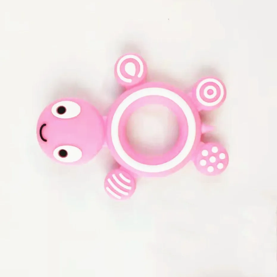 Imebaby Детские Прорезыватели черепаха мультфильм Силиконовые грызуны BPA Бусины DIY