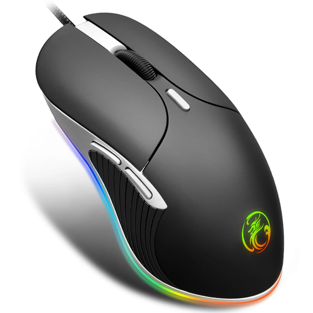 

Gaming Mouse Computer Mouse Gamer Pro Gaming Mause with Mousepad 6400DPI Optical USB Game Mice for Computer Laptop Gaming Mouse