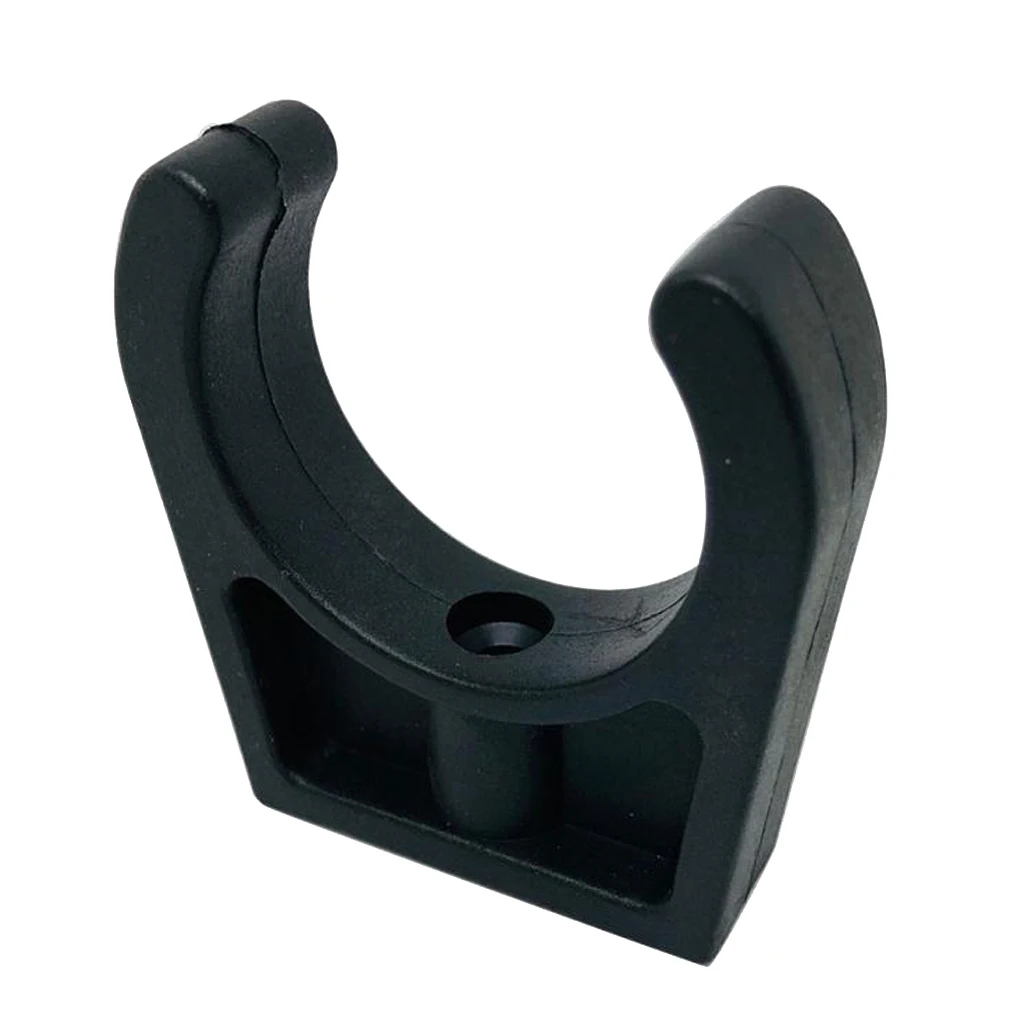 Black 44MM Boat Kayak Paddle Oar Mount Holder Hook Push Pole Clips for Boat