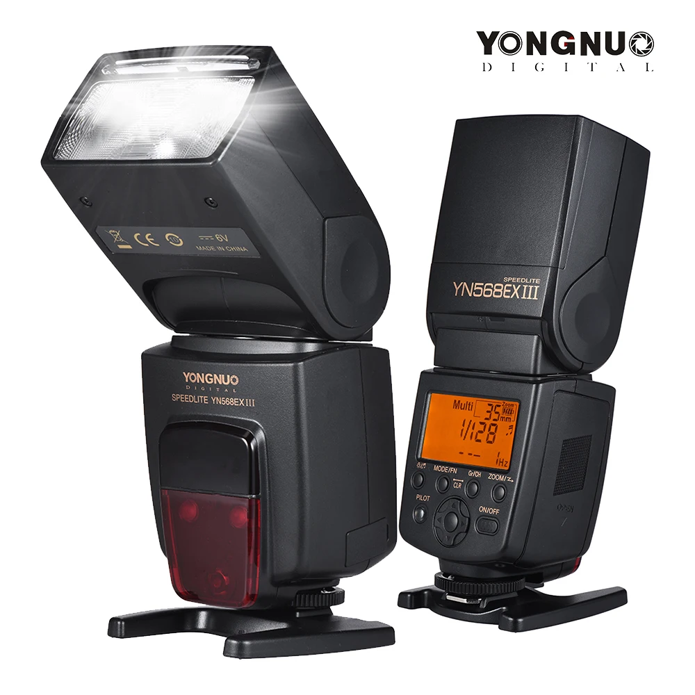 YONGNUO YN568EX III YN568-EX III Беспроводная ttl HSS Вспышка Speedlite для Canon EOS 1100d 650d 600d 700d для Nikon D800 D750 D7100