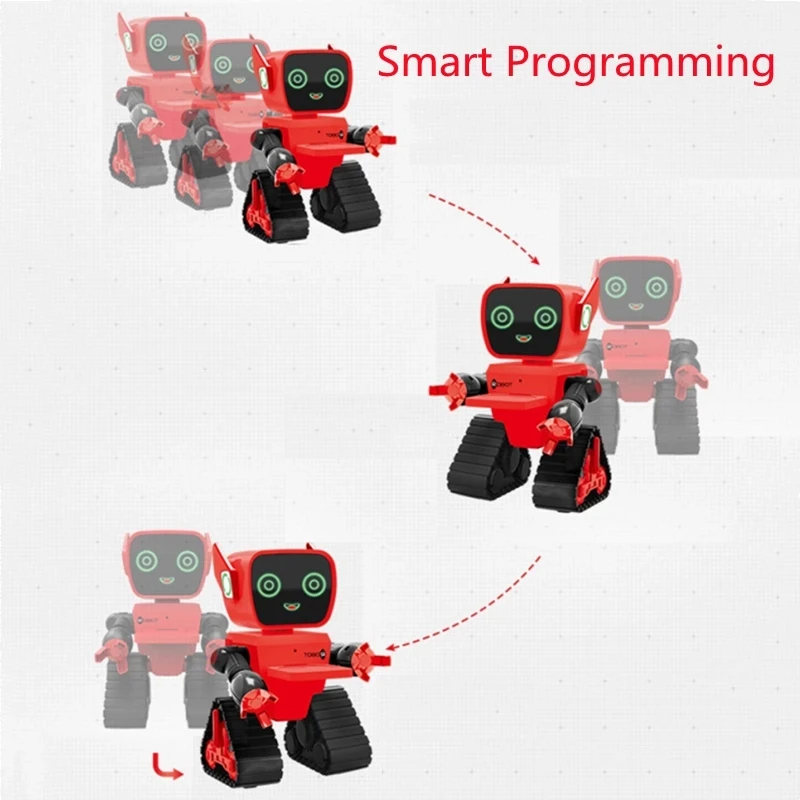 Intelligent Smart Robot Can Singing Dancing Voice Story Recording Save Money Programming Touch Sensor Robot Carry Thing Gift Toy 5
