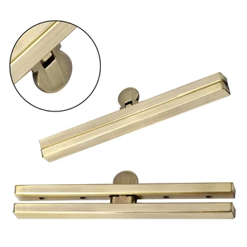 

1pc Purse Wallet Frame Bar Edge Strip Clasp 11.5cm/19cm Metal Openable Replacement Accessories