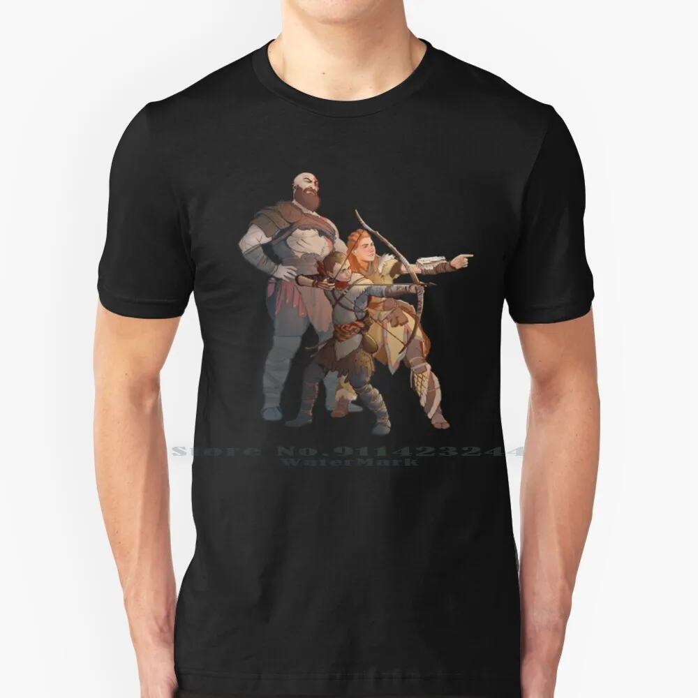 God Of War Horizon Zero Dawn T Shirt Cotton 6Xl God Of War Horizon Zero Dawn Kratos Lega Ps4 Videogiochi