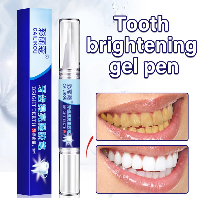 

Portable Teeth Whitening Pen Effective Painless Easy to Use Teeth Care for Beautiful Smile