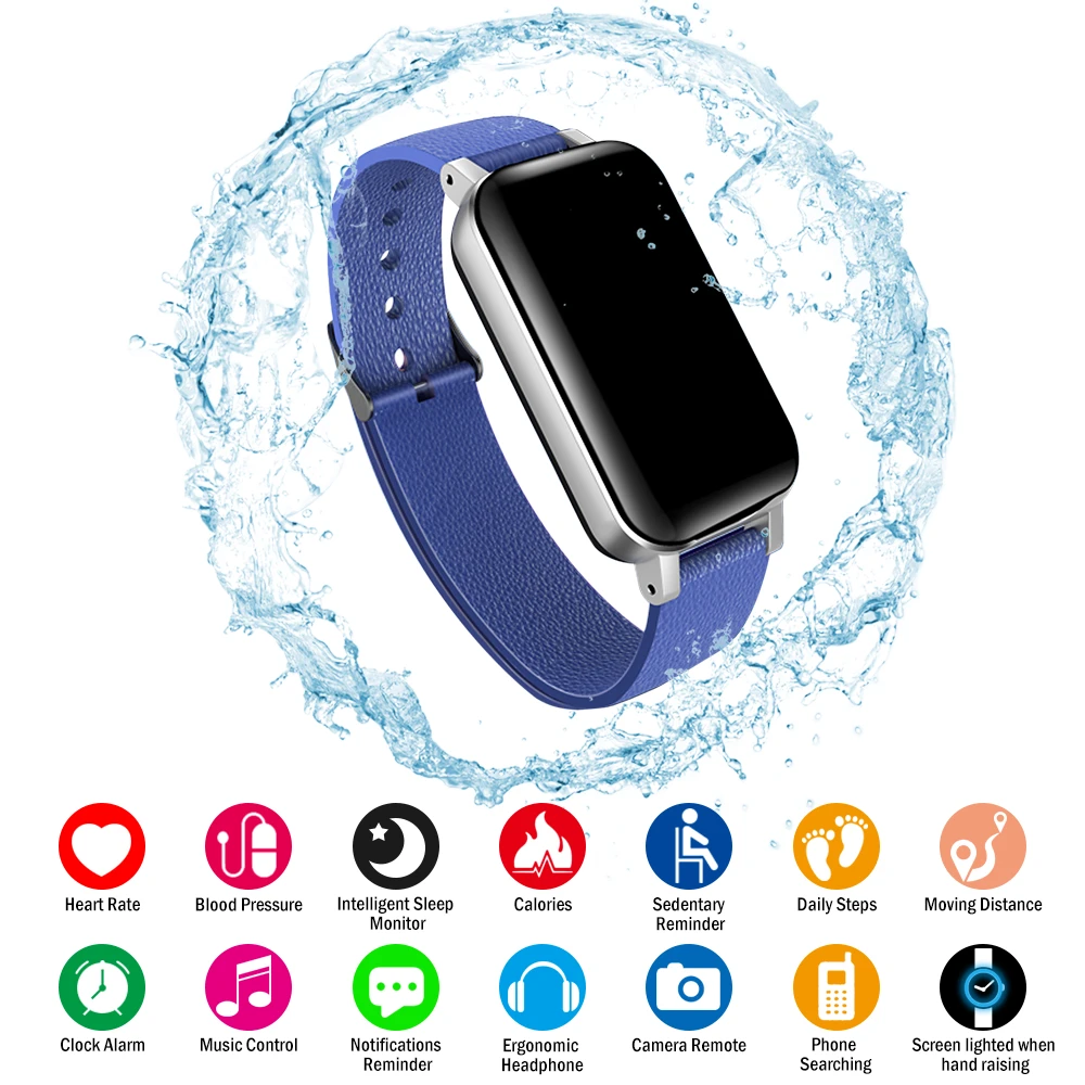 Эргономичные наушники Смарт-часы фитнес-трекер IP67 смарт-браслет для женщин и мужчин