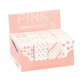 

36pcs Cute Smooth Soft Premium 3-Ply Toilet Paper Household Natural Wood Pulp Bath Tissues Kitchen Toilet Facial Tissues