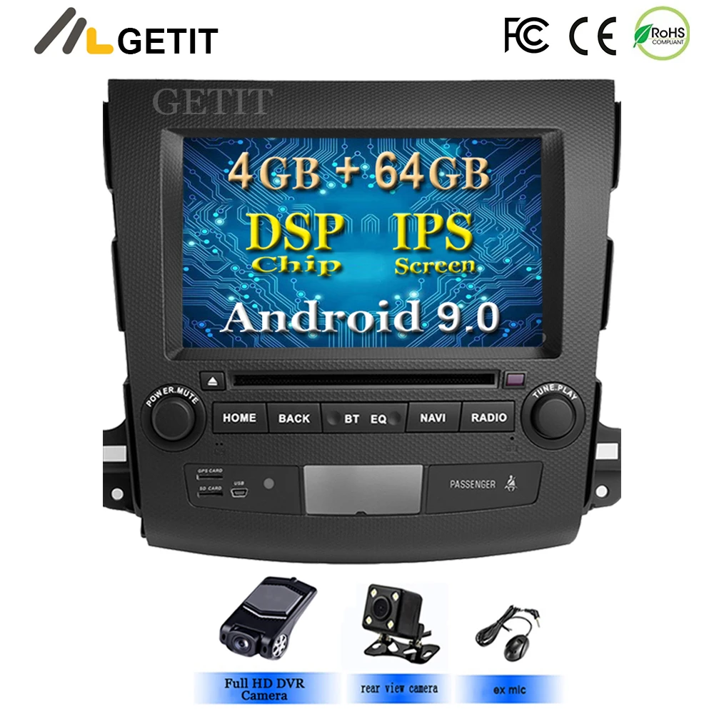 Flash Deal DSP chip IPS Android 9.0 In Dash Car Stereo DVD Player GPS for Mitsubishi Outlander 2007-2012 Peugeot 4007/Citroen C-Cross Radio 0 Flash Deal DSP chip IPS Android 9.0 In Dash Car Stereo DVD Player GPS for Mitsubishi Outlander 2007-2012 Peugeot 4007/Citroen C-Cross Radio 0