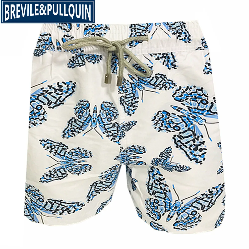 U Бренд Brevile pullquin пляжные обшитые мужские шорты Черепашки купальники фламинго и ананасы Пингвин мужские бордшорты быстросохнущие - Цвет: U