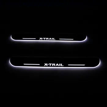 

Acrylic Moving LED Welcome Pedal Car Scuff Plate Pedal Door Sill Pathway Light For Nissan X-trail T32 2013 - 2020