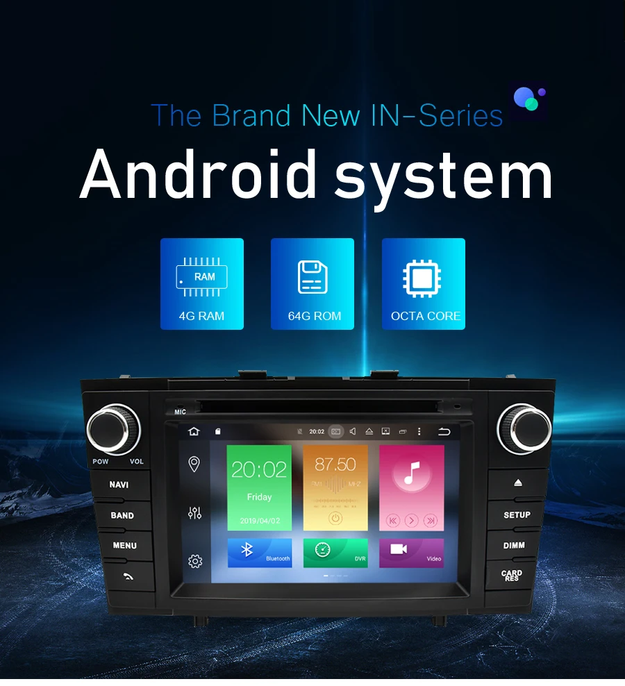 Top Octa Core Android 9.0 Car Radio DVD GPS Navigation Multimedia Player For Toyota Avensis T27 2009-2015 Auto Audio Stereo Headunit 2