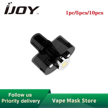 

1pc 10pcs Original IJOY Saturn Pod Cartridge 3ml Capacity with 0.6ohm mesh coil for IJOY Saturn Pod System Kit e cigarette