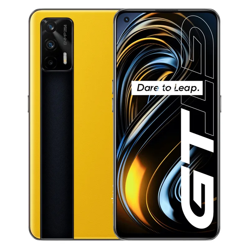 Original Realme GT 5G Mobile Phone 8GB 128GB 6.43"120Hz SuperAMOLED Snapdragon 888 Octa Core 65W Fast Charger NFC Android 11 latest model of realme realme