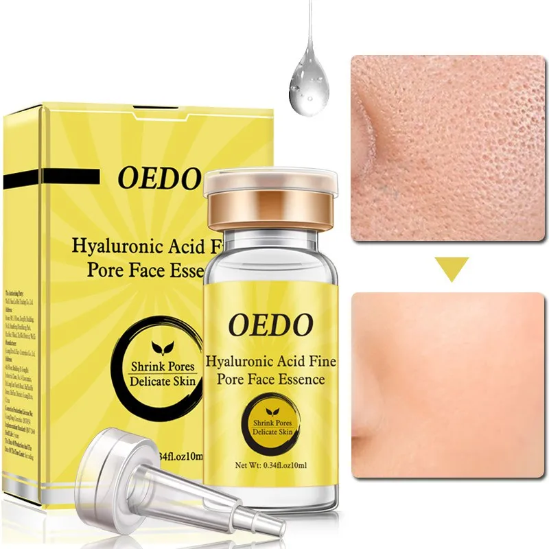 

1pc 10ml Hyaluronic Acid liquid Moisturizing Whitening Plant Anti Aging Wrinkle Cream Shrink Pores Face Serum Skin Care