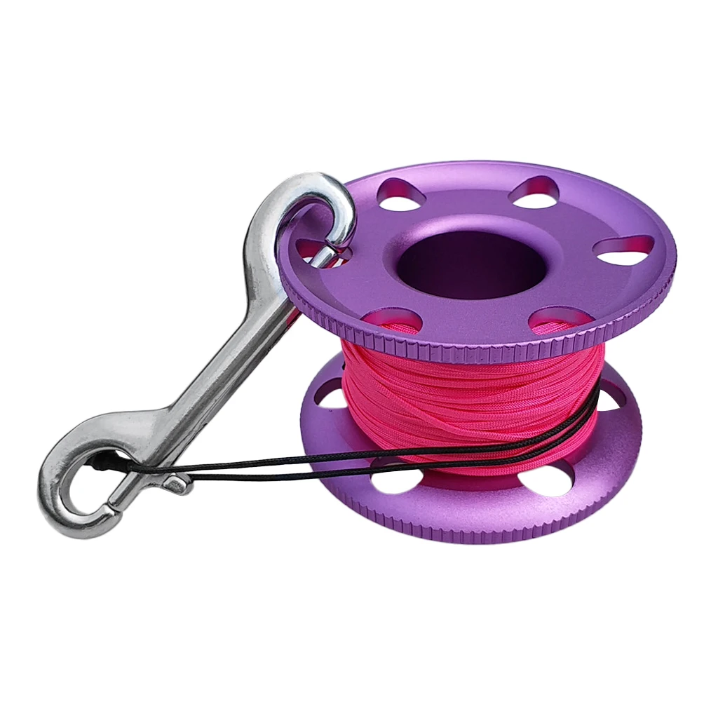 Lightweight Scuba Diving Finger Spool Reel and Replacement 50m/164ft 100ft 30m /20m/66ft Strong Strength Line