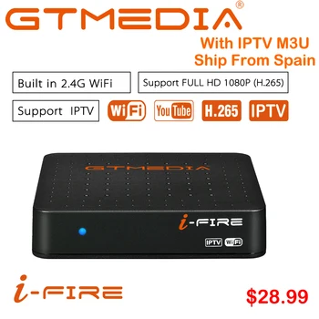 

New Arrival GTmedia IFIRE TV Box 4K HDR STB BOX Ultra HD WIFI Xtream IPTV Stalker IPTV Youtube Set top Box Media Player Internet