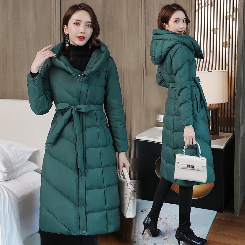 

Fashion Cotton Coat Women's Mid-length 2019 Winter New Style Korean-style Slim Fit Cotton-padded Clothes Winter Loose And Plus-s