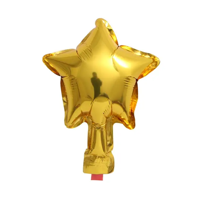 50pcs 5inch Foil Star Balloons Heart balloon Wedding Decoration Silver Gold Heart Balloons Birthday Baby Shower Wedding Supplies as picture