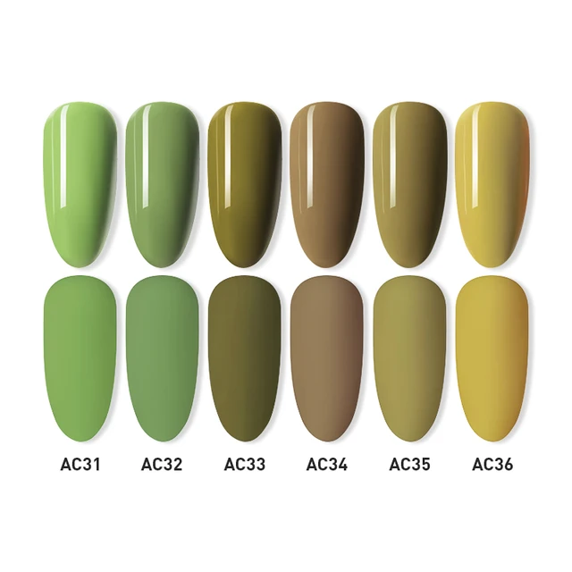 Beautilux Gel Nail Polish Lot Soak Off UV LED Semi Permanent Nails Gels Kit Lacquer Nail Art Design Varnish Wholesale Set of 6 AC31-36