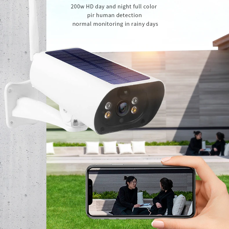 4G HD 1080P Солнечная IP камера беспроводная GSM SIM карта наружная охранная CCTV с