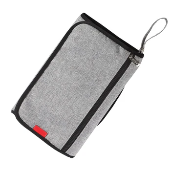 

With Pocket Nappy Pad Body Extender Diaper Changing Mat Waterproof Polyester Clutch Cushion Foldable Portable Reusable Home Baby
