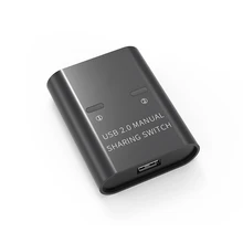 Usb 2.0 compartilhamento interruptor hub usb 2 pc compartilhar 1 dispositivo usb 2 computadores compartilhados teclado mouse impressora