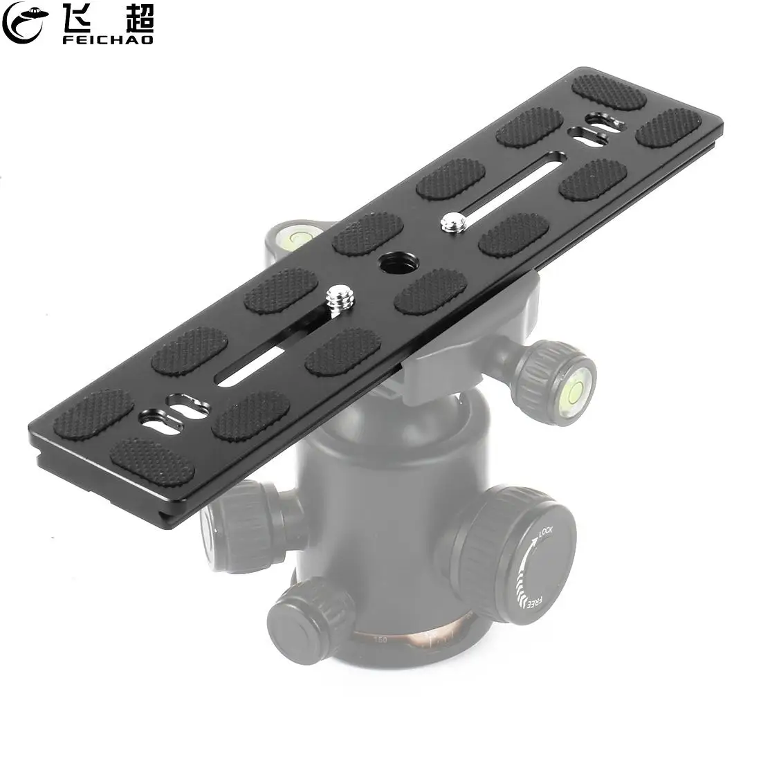CNC Tripod Quick Release Plate Ball Head Clamp Monopod Mount Plate 200mm PU-200 for DSLR Camera Arca Swiss Benro B1 B2 B3 J1 J2