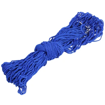 

Blue Nylon Hammock Hanging Mesh Net Sleeping Bed Swing Outdoor Camping Travel