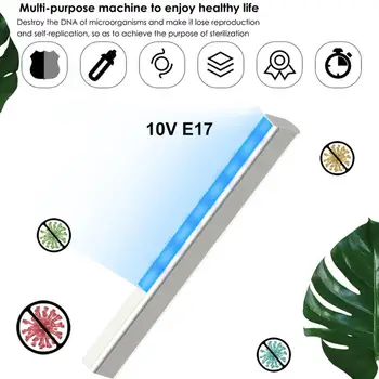 

1PC Germicidal Light UVC Sterilizer Kill Dust Mite Eliminator UV Quartzs Lamp For Hospital Portable Home Disinfection Dropship