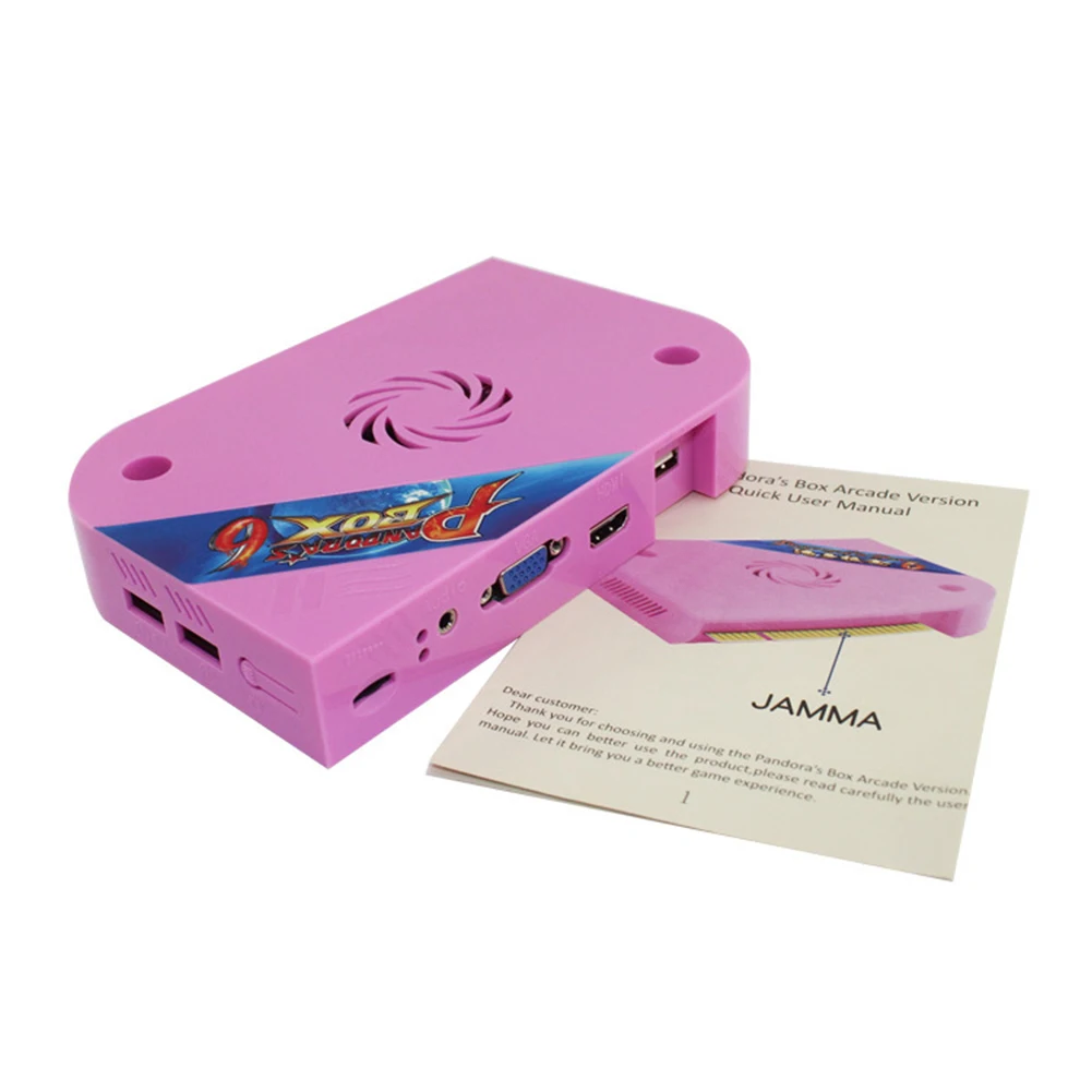 

Box 6 1300 In 1 Arcade Game Board Classification USB Storage Coin Push Pause Function Play Shooting Mainboard Lightweight