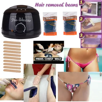 

Professional Waxing Heater Wax Warmer Wax Pot Hair Removal Hot Wax Free Stick Machine Full Set Kit Heater Machine Set AP3