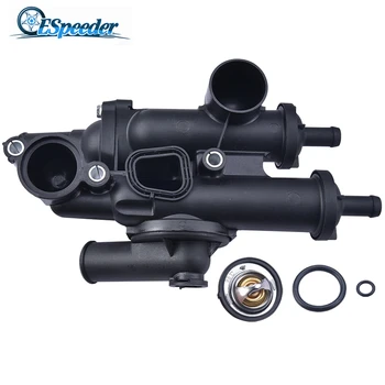 

Engine Coolant Thermostat Housing Complete Kit For Chrysler 200 Sebring Dodge Avenger Jeep Compass 4-Cylinder 2.0L Or 2.4L