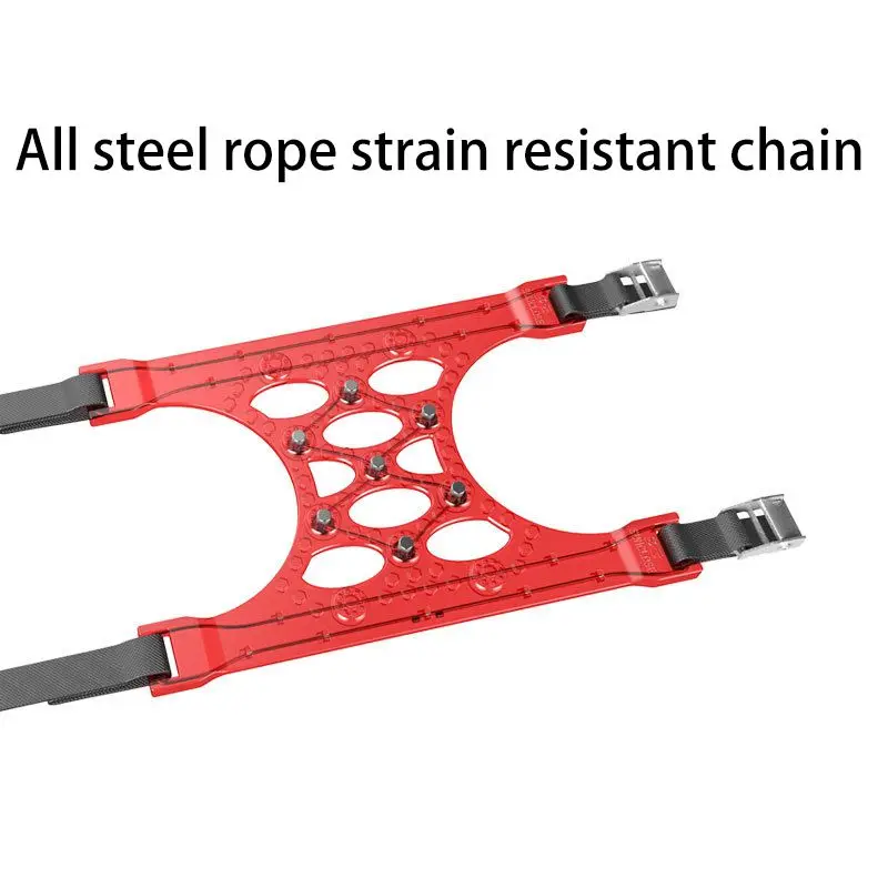 6 шт. цепи на шины цепи снега Зимний грузовик автомобиль легко установка цепь снега шины анти-противобуксовочный ремень - Цвет: 2