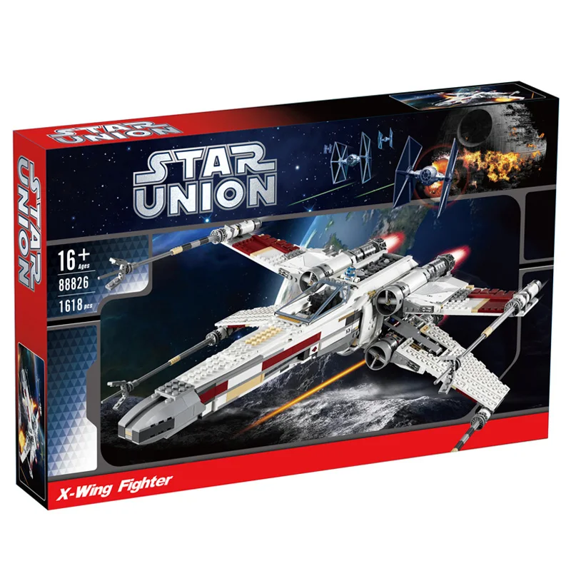 05039 X Wing Red Five Planefighter DIY Развивающие строительные блоки кирпичи звезды игрушки 88826