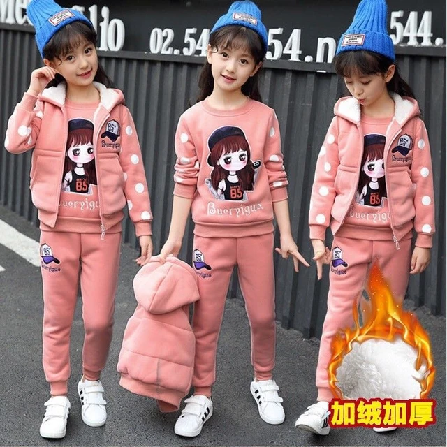 Girls Clothes Set Children Casual Suit 6 8 10 12 Years Kids Fashion Clothes  Teens Sweatershirt + Trousers 2pcs Set Fall Outfits - Children's Sets -  AliExpress